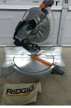 RIDGID 15 Amp 12" Dual Bevel Miter Saw