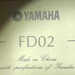 Yamaha Accoustic Giutar