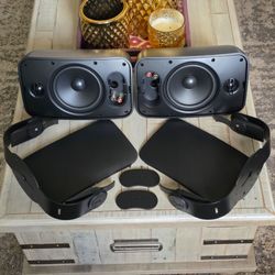 Sonos Outdoor by Sonance Black Wired Speakers Pair - OUTDRWWBLK