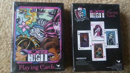 Monster high paying cards
