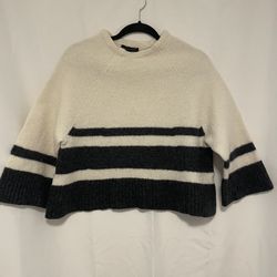 Banana Republic Merino Wool Blend Striped Sweater M