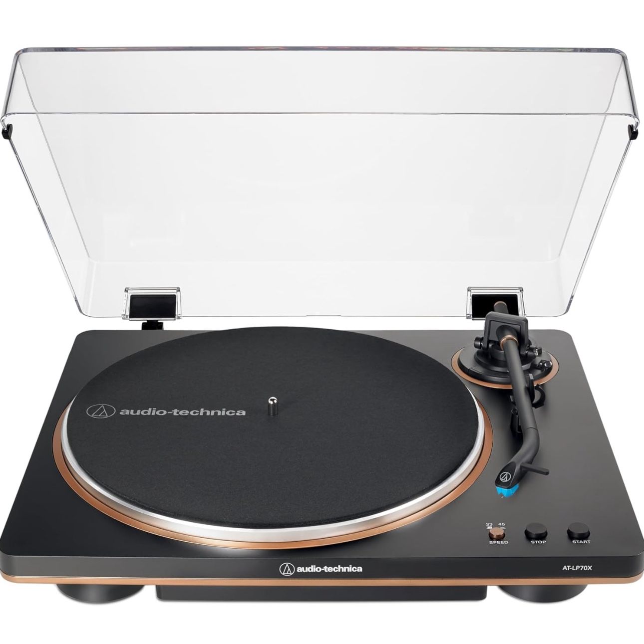 Audio-Technica AT-LP70X Automatic Turntable (Black/Bronze)