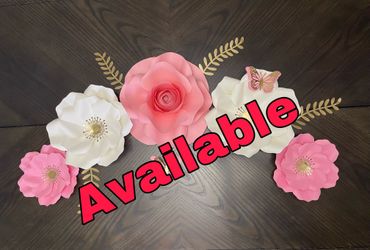 Paper Flowers 🌸 Flores De Papel / Cumpleaños / Fiestas 🥳 🎉🎂