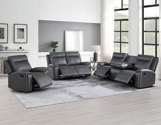 New Manual Reclining Sofa Set. Get It Home Now For Only $49 And Pay Alter 