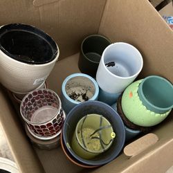Lots Of Assorted Planter Pots