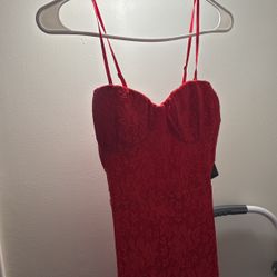 Lingerie Red Dress