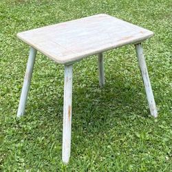 Vintage Wood Kids Table Plant Stand