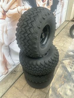 Golf Cart/ATV / UTV Tires and Rims Set of 4