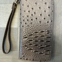 Ostrich Look Wallet/Wristlet