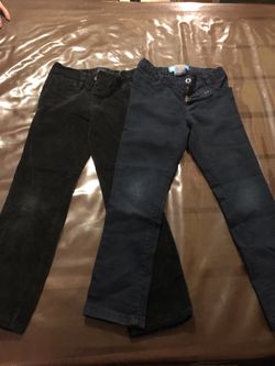 2 pairs of pants girls kids size 5
