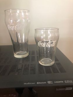 Old Coca Cola glasses.
