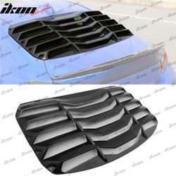 Fits 2022-2026 Toyota GR86/Subaru BRZ IKON 2PCS Rear Window Louvers ABS Matte Black