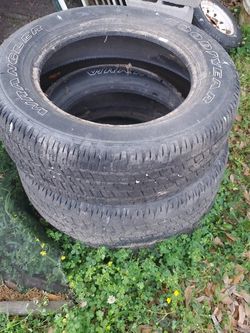 3 Goodyear Wrangler SR-A Tires. Plenty Tread