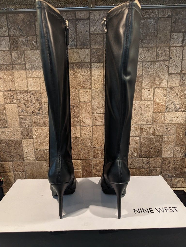 Nine West Quizme Knee High Boots Wide calf