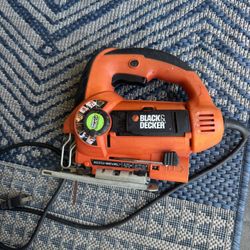 Black & Decker corded jigsaw.