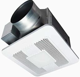 Whisper Choice Auto DC Bathroom Exhaust Fan, 80/110 CFM, Humidity Sensor, Ceiling Mount