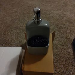 Gray Kitchen Soap Dispenser