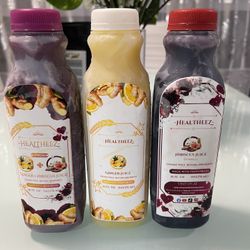 Fresh Hibiscus ,Ginger & Mix Hibiscus And Ginger 