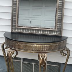 Vanity Table  And Mirror 
