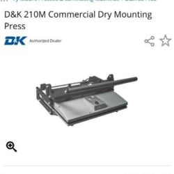 Dry Mounting Press 
