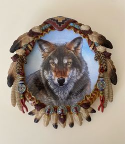 Vintage “Protector of the Wolf” Collector Plates