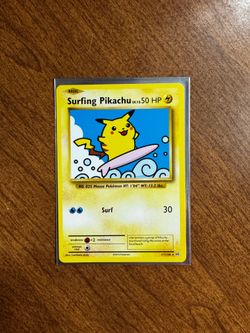 Surfing Pikachu
