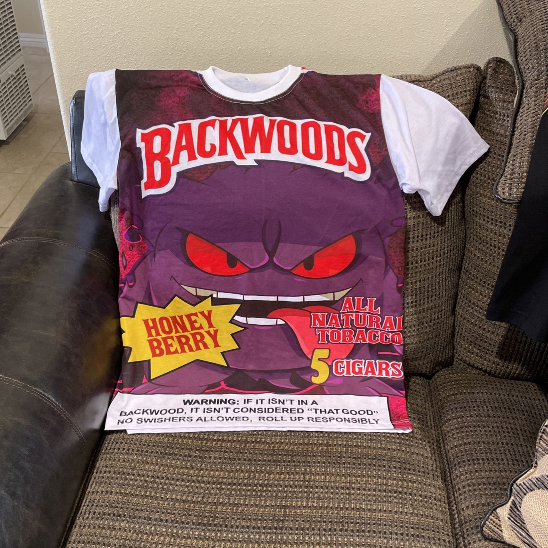 Size Large Backwoods Cigar T-Shirt New.