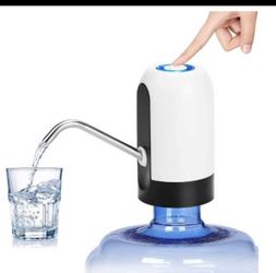 Portable USB Rechargeable Automatic Water Pump Disperser for 5 Gallon Bottles