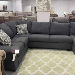 Brand New Ashley Couch Ambee Slate Sectional Oversized 