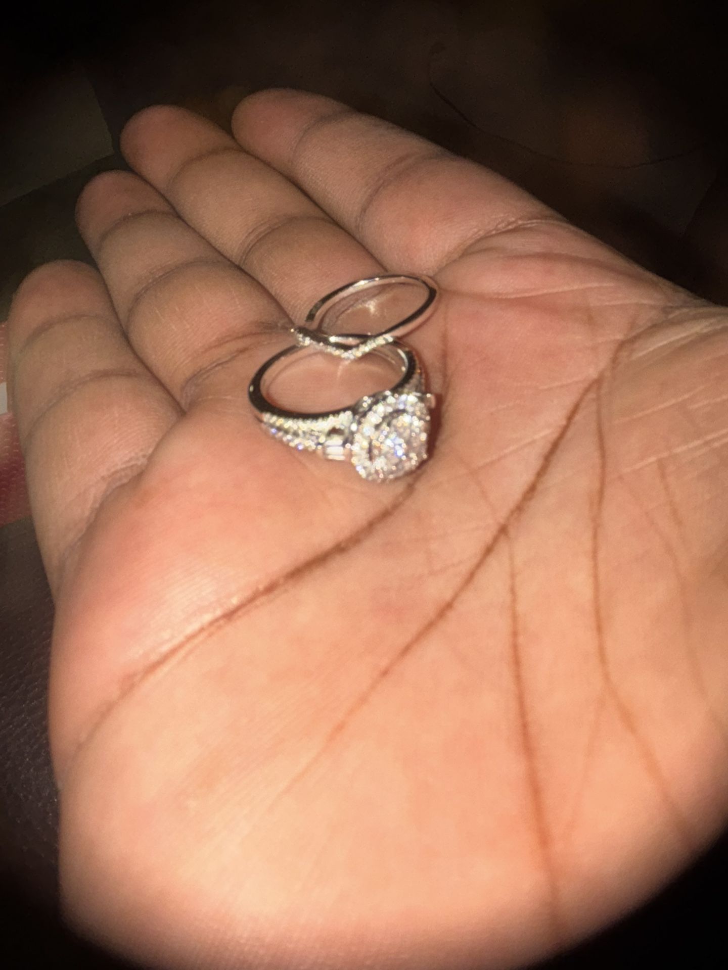 Diamond Wedding Ring Set