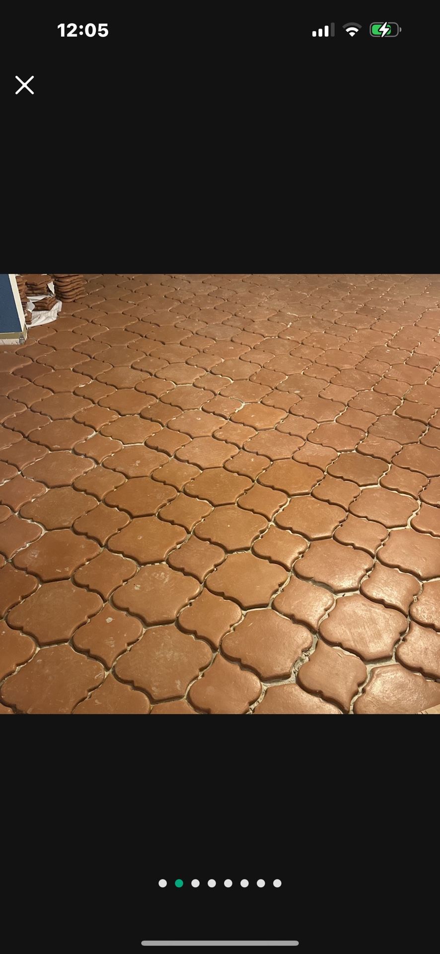 Terra-cotta floor tile new