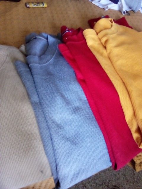 "Multi Colored Thermals "10.00 Each
