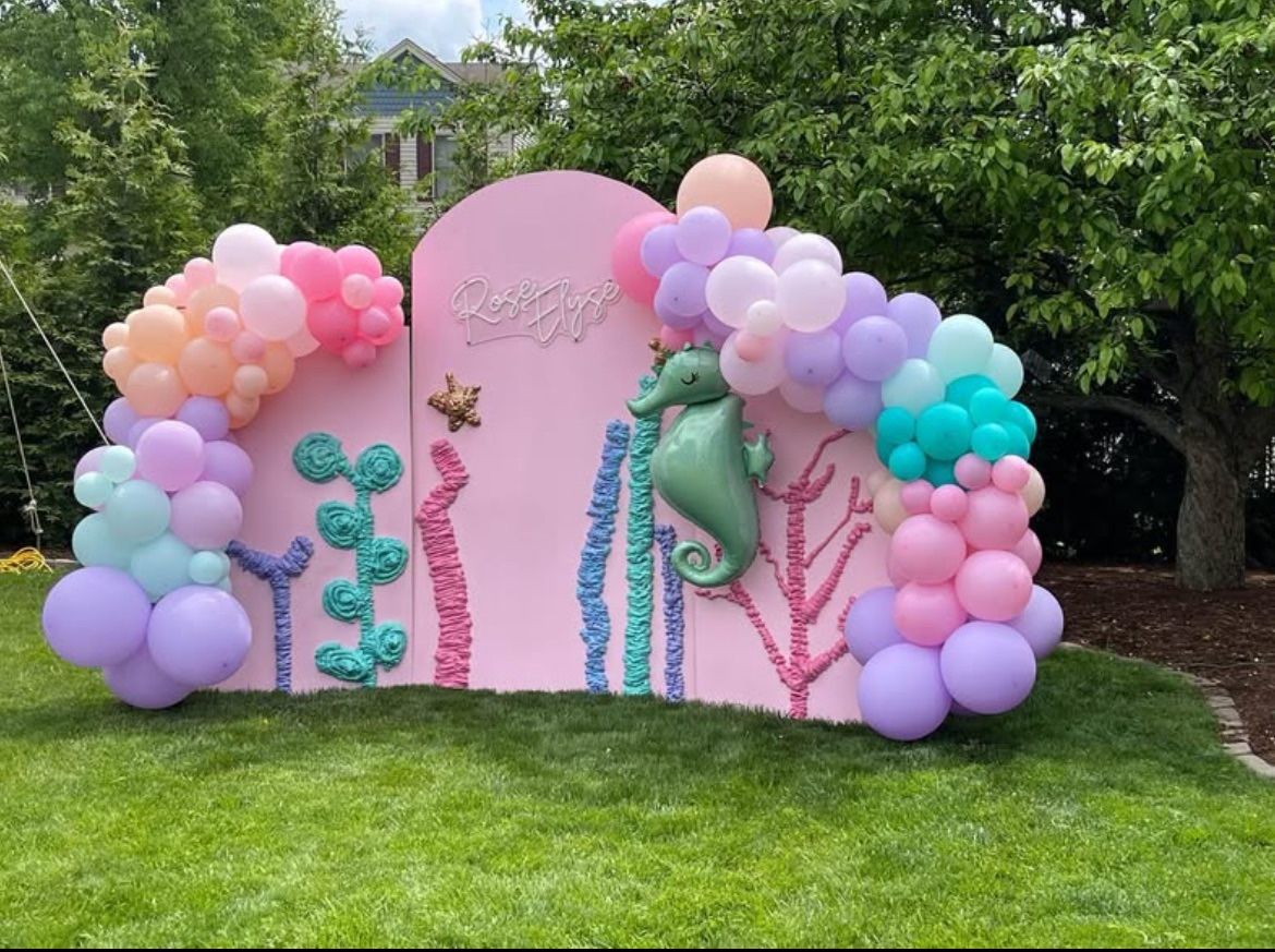 Under The Sea Birthday Theme Wall