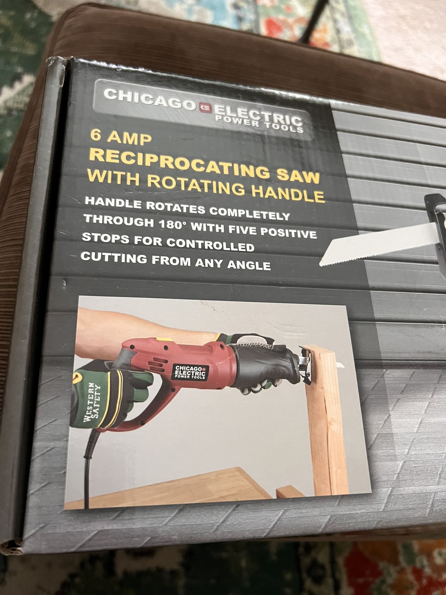 Reciprocating Saw with Rotating handle Chicago Power Tools