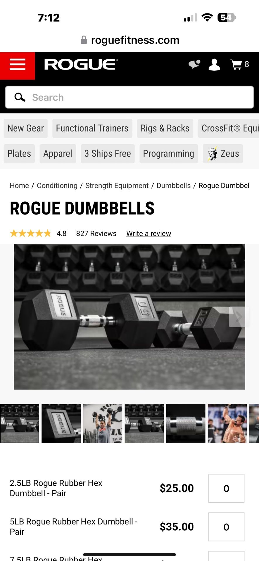 ROGUE DUMBBELLS