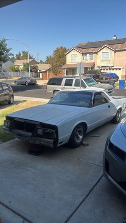 1984 gmc /monte Carlo front end / corvette bumper /slick tail gate