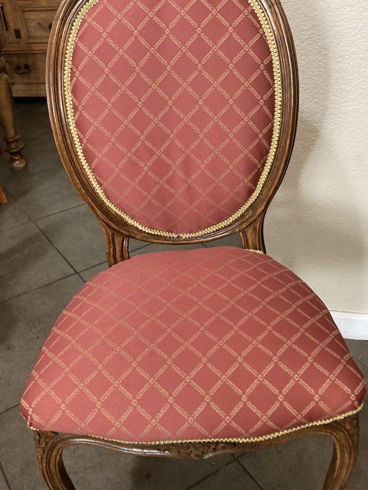 6 DYI Antique Dining Chairs 