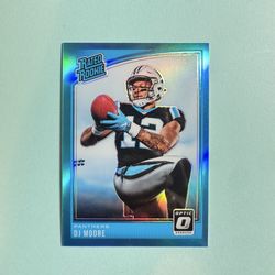 DJ Moore Donruss Optic Rated Rookie Aqua /299
