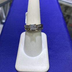 14KT White Gold Diamond Ring 