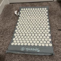 Spoonk Acupressure 100 Percent Cotton Eco Mat Massager with Carry Bag