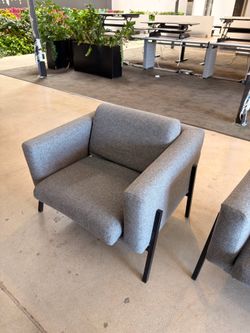 Modern Gray Lounge Chair