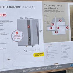 RHEEM TANKLESS HOT WATER HEATER