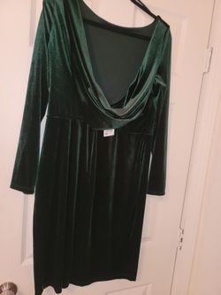 Dress Color Green $20 Size 12 [L]