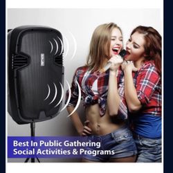 Pa Speaker 15” Bluetooth 