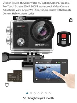 $25 Go-Pro Type Sport / Underwater Camera 4K WATERPROOF