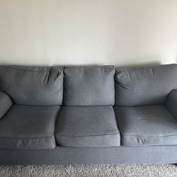 Gray Polyester Fabric Sofa