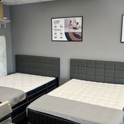 Classic Plush Mattress With Box Spring Included