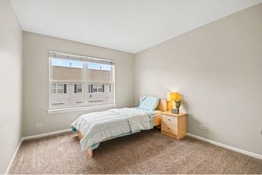 Twin bed mattress and night stand - Copenhagen furniture