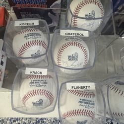 Dodgers 2024 WS Signed Baseballs 