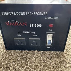 Simran 5000 Step Up Step Down us Transformer